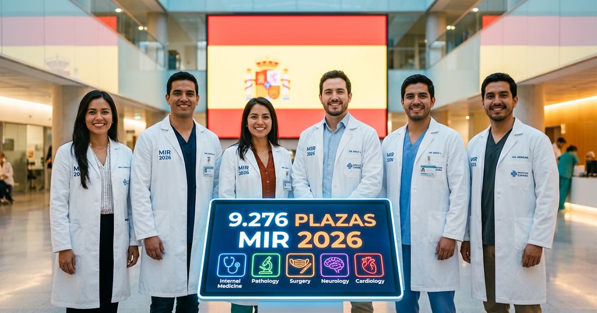 9.276 plazas MIR 2026: todas las especialidades disponibles 9.276 plazas MIR 2026: todas las especialidades disponibles
